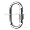 Fall Protection Strong Tensile Mountain Rock Climbing hook knot Screw Locking stainless steel Carabiner